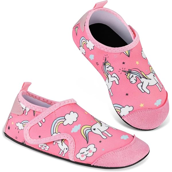 MASOCIO Chaussures Aquatiques Enfant Antidérapantes - Séchage Rapide, Idéales Plage Piscine Et Mer