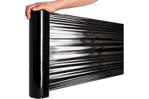 RAGO Folia stretch Opakowanie 9,5 × 9,5 × 40 cm 300 m Folia opakowaniowa z tworzywa sztucznego I do opakowań przemysłowych i do paletyzacji 300 m