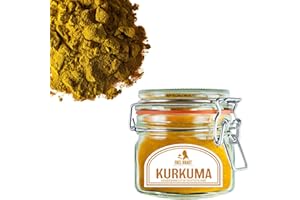 ‎EDEL KRAUT MANUFAKTUR DES LEBENS KURKUMA PULVER BIO | EDEL KRAUT 100% reines BIO Curcuma Pulver im Premium Glas - für Smoothies, Goldene Milch, Pasten, Kurkuma Bio Latte u.v.m - 125g turmeric powder
