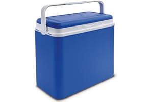 SUNDEER ADRIATIC - Borsa termica da 24 litri, per picnic/spiaggia, 2 siberini inclusi, grande, Blue, Cooler Box
