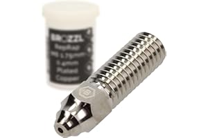 BROZZL Buse en cuivre plaqué de 0,6 mm pour Creality K1 et K1 Max