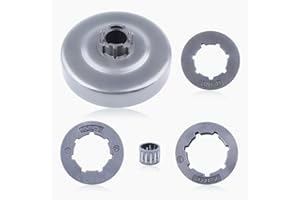 HAISHINE Tambour d'embrayage avec 3 pignons pour Husqvarna 61 266 268 272 Jonsered 625 630 670