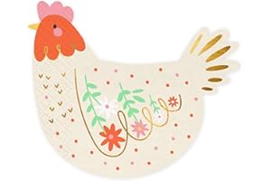 ‎LIBETUI 20 Servietten Henne Tischdeko Ostern Geburtstag Thema Bauernhof Tiere Kinder Party Servietten Osterdeko Feier Partypervietten Osterhenne