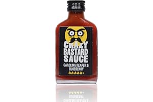 Crazy Bastard Sauce - Carolina Reaper & Blueberry - 100 ml