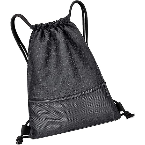 Binienty Kordelzug-Rucksack – Leichter Turnbeutel, 41x34 Cm, Wasserabweisend, Mit Wolfspaar-Print