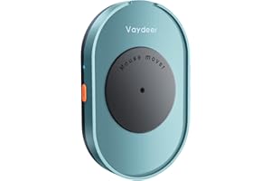 ‎VAYDEER Vaydeer Niewykrywalne urządzenie do poruszania myszką M4 z przełącznikiem wł./wył. bez sterowników, do delikatnych ruchów do wybudzania komputera, prezent dla mężczyzn i kobiet, niebieski (River Blue)