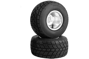 VEVOR Go Kart Tires and Rims, 2pcs Front Tires Rims, Go Cart Wheels and Tires 10"x 4.50" Front, HUB- Rim Fit Bolt Pattern 58 mm/2.28 inch with 3 Holes for Go Kart, Drift Trike, Buggy