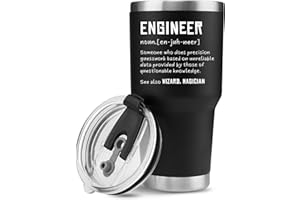 PANVOLA Ingegnere Definizione Divertente Drinkware Per Ingegnere Studente E Nuova Licenza Passer Vuoto Isolato Tumbler 850,5 oz