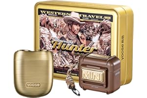 yoose Afeitadora Eléctrica, Afeitadora Eléctrica Hombre de Metal, IPX7 Impermeable con Carga USB-C & Cuchillas Magnéticas - Fácil de Limpiar - Para Viajes, Outdoor, Trabajo y Coche (Oro)