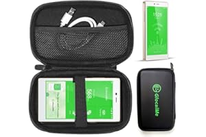 GlocalMe Protective Travel Case 4G LTE Mobile Hotspot, Compatible G4 Pro, DuoTurbo, G3, U3, Mini Turbo, UPP Portable WiFi, with Mesh Pocket for Cable or Others Black