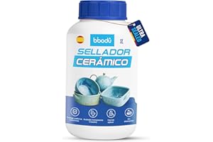 BIBODU Sellador Cerámica 1L | Impermeabiliza Arcilla, Yeso y Terracota | Sellador Arcilla Impermeable y sin Disolventes (1000 ml)
