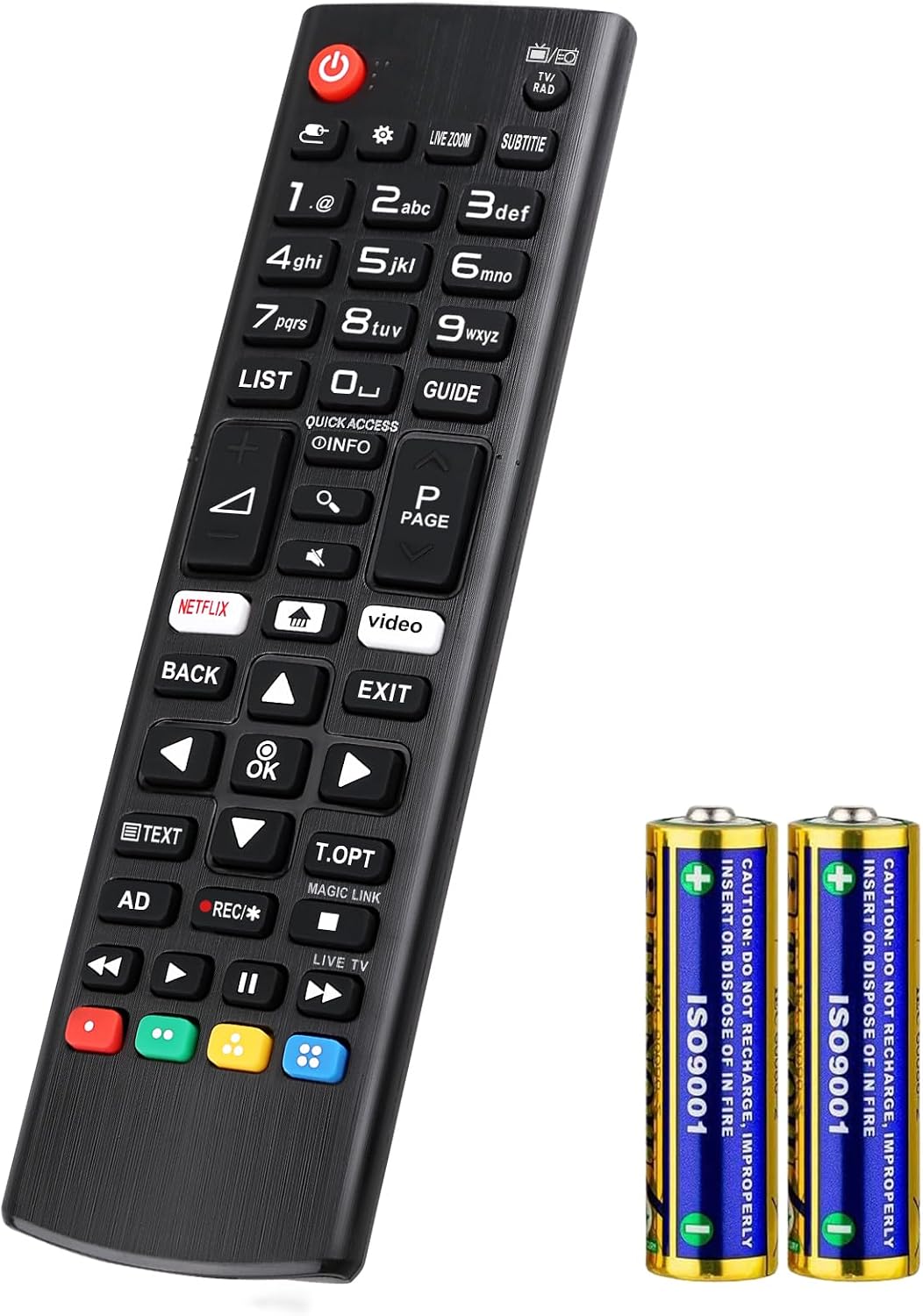 for LG TV Remote, Replacement for LG Remote Control Smart TV, Universal for Magic, with Batteries