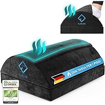 Poggiapiedi Sotto La Scrivania, Cuscino Per Poggiapiedi Ergonomico In - Foto 14