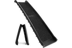 ‎GOODS+GADGETS all Pets United® Hunderampe klappbar Hundetreppe Hunde- & Katzentreppe Rampe Einstiegshilfe für Kofferraum Haustiertreppe 156 x 40 cm für Große & Kleine Tiere