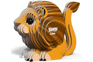 EUGY 070 León. Eco-Friendly 3D Paper Puzzle