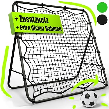 Sport-Thieme Floorballtornetz, Grün – Für Tore 60x90 Cm, Quadratische Maschen 4,5 Cm, Robustes Polyesternetz