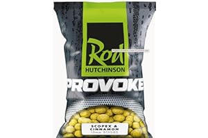 VWPEYY Rod Hutchinson Provoke Shelf Life 15mm Scopex & Cinnamon 200g Fishing Bait