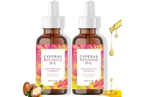 2 Styck Cyperus Rotundus Olja för Hårborttagning, Naturligt Serum, 60 ml