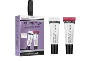 The INKEY List Plump It Up 20ml, Tripeptide Lip Balm Duo Set, Clinically Proven Plumping Tinted Lip Care, Hydrates Dry Cracked Lips, Vegan & Cruelty Free