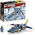 LEGO NINJAGO Jay's Lightning Jet EVO 71784 Building Toy Set (146 Pcs),Multicolor