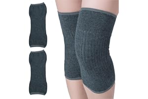 DINGFENG Genérico DINGFDENG Rodillera de Cachemir Talla - Soporte Térmico CE para Artrosis/Dolor, Compresión Nocturna Antideslizante (L)