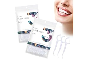 Y-Kelin Dental Floss-100 Pcs Dental Floss Toothpick,Teeth Stick,Tooth Picks,Floss Picks,Teeth Cleaning (200 Count (Pack of 1))
