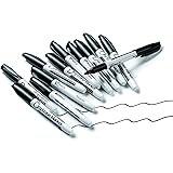 Black Dry Erase Markers Whiteboard Pens Low Odor Fine Whiteboard Markers Dry Wipe Pens Thin Box of 12
