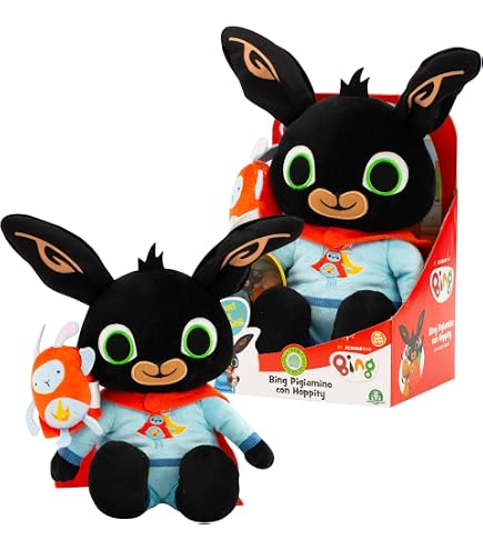 Giochi Preziosi Bing - Peluche 16CM, personaggio Amma, peluche soffice e imbottito da portare