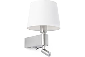 Faro Barcelona 29976 ROOM Lampe applique blanche avec lecteur LED
