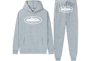 GENERIC Corteiz Survêtement, survêtement de sport, 2 pièces, sweat-shirt à capuche, pantalon de sport, pantalon de jogging, unisexe, respirant, décontracté, pour homme et femme