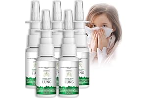 ERISAMO Onnature Organic Herbal Lung Cleanse & Repair Nasal Spray Pro, Herbal Spray Cleansing Lung,Herbal Lung Spray, Fast Acting Lung Cleanse & Detox (5Pcs)