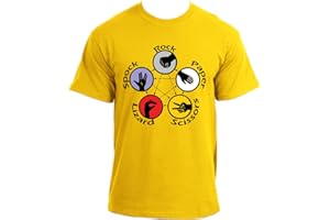 INKROAD Big Bang Theory Sheldon Rock Paper Scissors Lizard Spock Inspired Tshirt