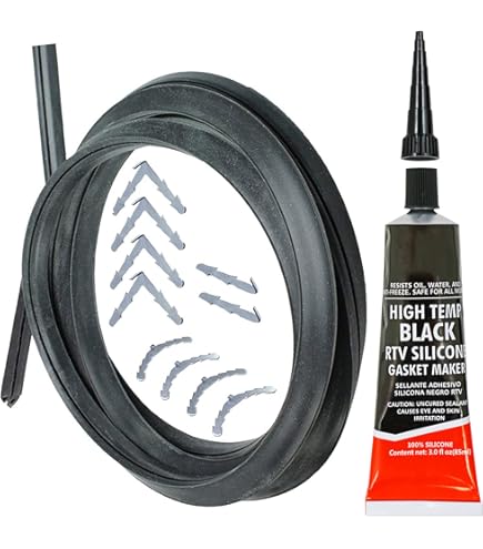 Guarnizione Porta Forno + Clip Spares2go - Compatibile Con Bosch, 480x350mm, Ricambio - Foto 12