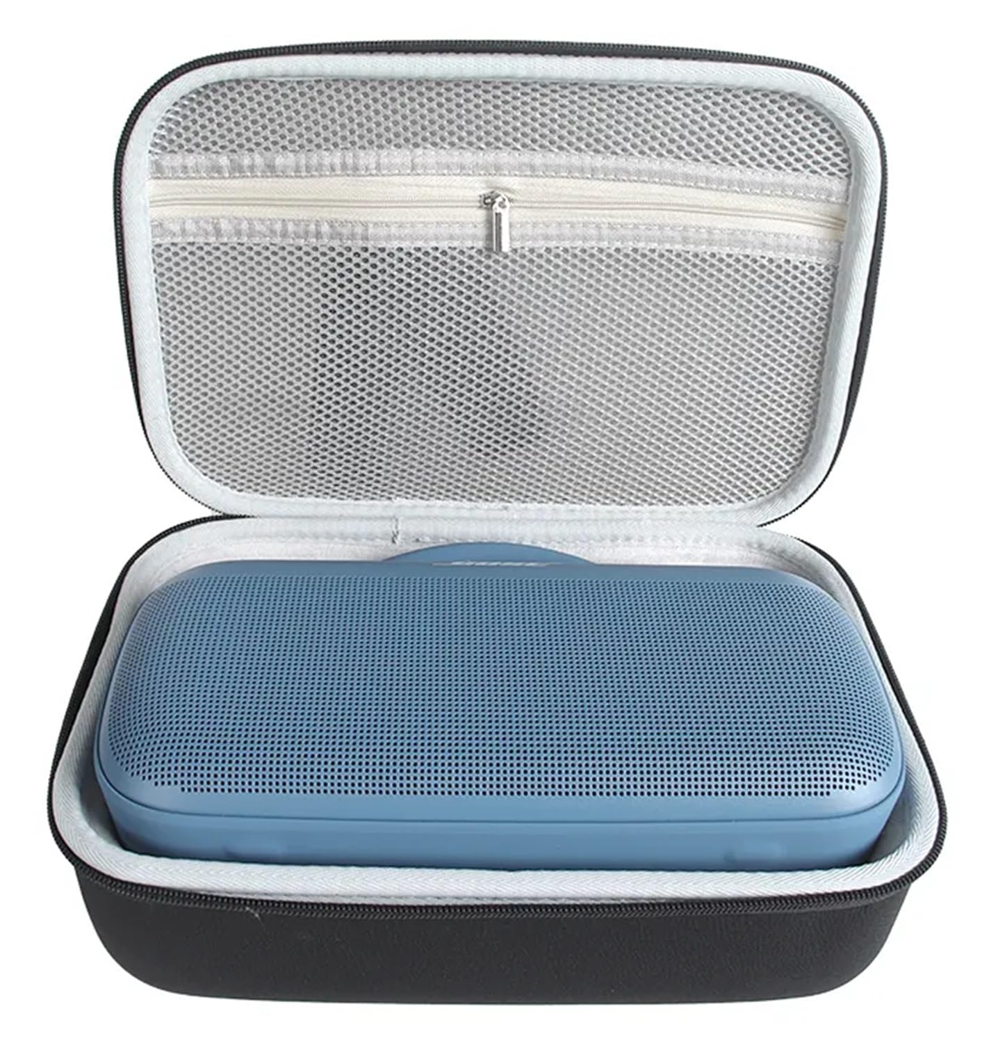 M.G.R.J® Portable Carrying Case Cover for Bose New SoundLink Max Portable Speaker (Hard|EVA) (Black-White)