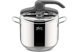 Lagostina Irradial Control Lagoeasy'Up szybkowar, 7 l, stal nierdzewna 18/10, 22 cm