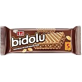 Eti Bidolu Fındık Kremalı Yer Fıstığı Par&ccedil;acıklı Gofret 81 g