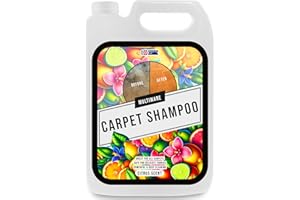 MultiWare Carpet Cleaner Shampoo Citrus 5L | Carpet Shampoo for Machines | Carpet Cleaner Solution | Safe for ALL Machines | Pet Friendly Formula | Removes Pet Odours and All Stains | 1 Bottle
