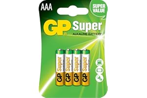GP Baterie 30310 LR03 1,5 V SUPER alkaliczna bateria micro AAA (4 sztuki)