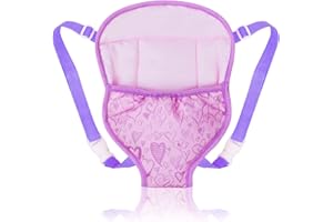 Aolso Portabebés para Muñecas,Accesorios para Muñecos Bebé de 14 a 18 Pulgadas,Portador de Muñecas de Transporte para Niños,Juguetes para Juegos de rol para Niños