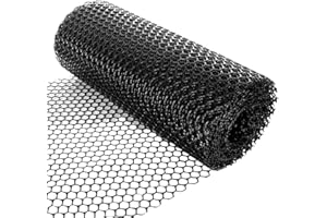 ARK MAT Grass Reinforcement Protection Mesh Roll - Heavy Duty 460gsm Flexible Black Plastic - Easy Cut - For Car Parking, Paths, Playgrounds (1M X 25M)