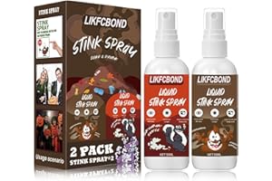 LIKFCBOND Spray Malodorant, Spray Puant Liquide, Spray Liquide Ultimate Stinky Mischief, Spray Liquide Puant pour Farceurs, Spray Puant Adulte pour Super Canular Fête Festive, 2 Pièces - 100ML