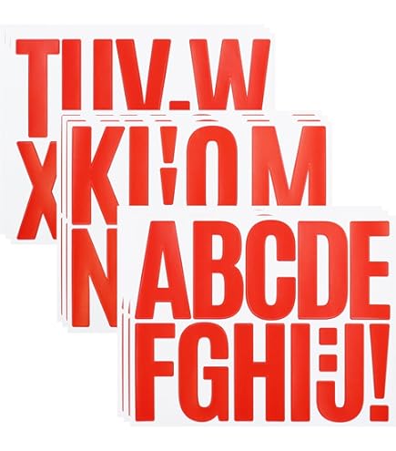 Adesivi Numeri Per Cassette Postali - 15 Fogli, Nero, 7.6 Cm, Impermeabili