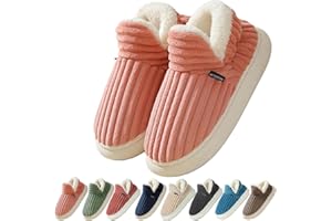 Coswind Zapatillas de Casa Mujer Hombre Invierno Cálido Cerradas Elegantes Cómodas Memoria Espuma Pantuflas Antideslizantes