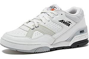 Avia 855 Basketballschuhe für Herren und Damen, Low-Top, Retro-Sneaker für drinnen und draußen, Straße oder Platz, Größen 37 bis 48, Blau und Weiß, Grün und Creme, oder Grau und alle weißen Schuhe für