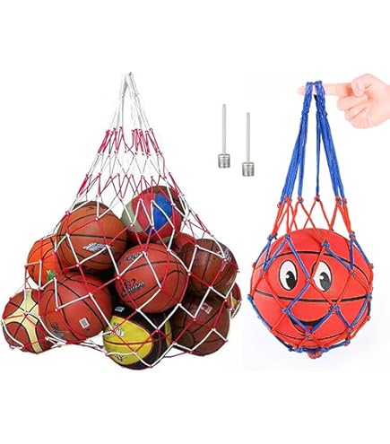 Lot De 3 Filets De Basket-ball En Maille De Nylon Pour Ranger Les