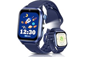 RUXINGX Reloj Inteligente Niño, 1,52" Smartwatch con Cámara HD, 170+ Modos Deportivos y 20 Juegos, Frecuencia Cardíaca, Audiolibro, Mascotas Electrónicas, Sueño, IP68, Regalo para Niños 3-14 Años Azul