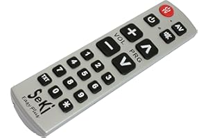 SeKi Easy Plus lernfähige Universal-Fernbedienung silber