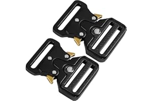 THKO Gürtelschnalle 40mm, 2er Set Metall Schnalle für Gürtel DIY Zubehör robust langlebig ideal für Lederarbeit Militärgürtel Handwerk Basteln Accessoire für Männer und Frauen