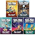 Dog Man Series 6-10 Collection 5 Books Set By Dav Pelkey (Brawl of the Wild, For Whom the Ball Rolls, Fetch-22, Grime and Punishment, Mothering Heights)