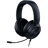 Razer Kraken X Lite - Ultra Light Gaming Headset Surround Sound - Lightweight Aluminum Frame - Bendable Cardioid Microphone - PC,